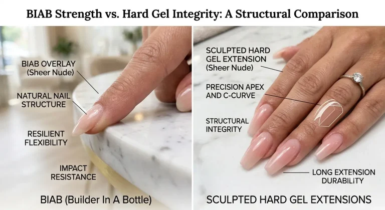Image of BIAB vs Hard Gel - Durability Section by V Nails Butuan