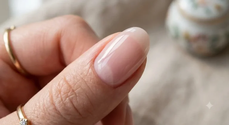 Builder gel nail strength detail at V Nails Butuan