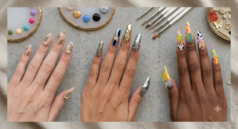 This is a Custom Nail Art Variety Section Image by V Nails Butuan