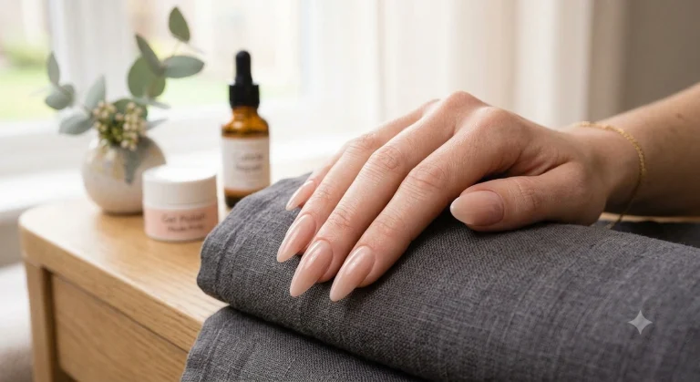 Long-lasting hard gel nails at V Nails Butuan