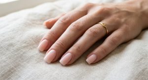 Builder gel manicure supporting natural nail recovery at V Nails Butuan