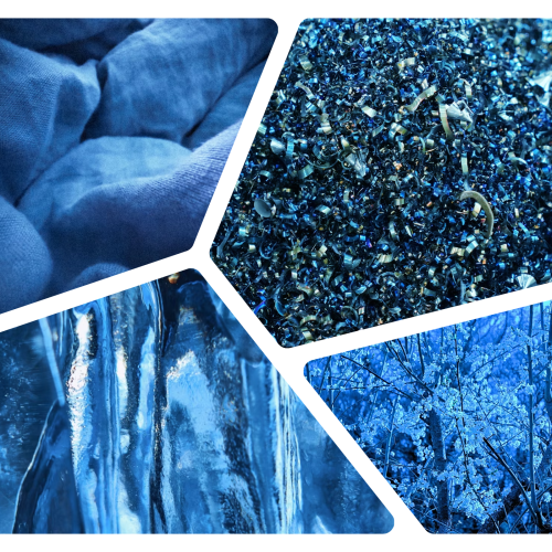 Frosted Blue and Silver Mood Board by V Nails
